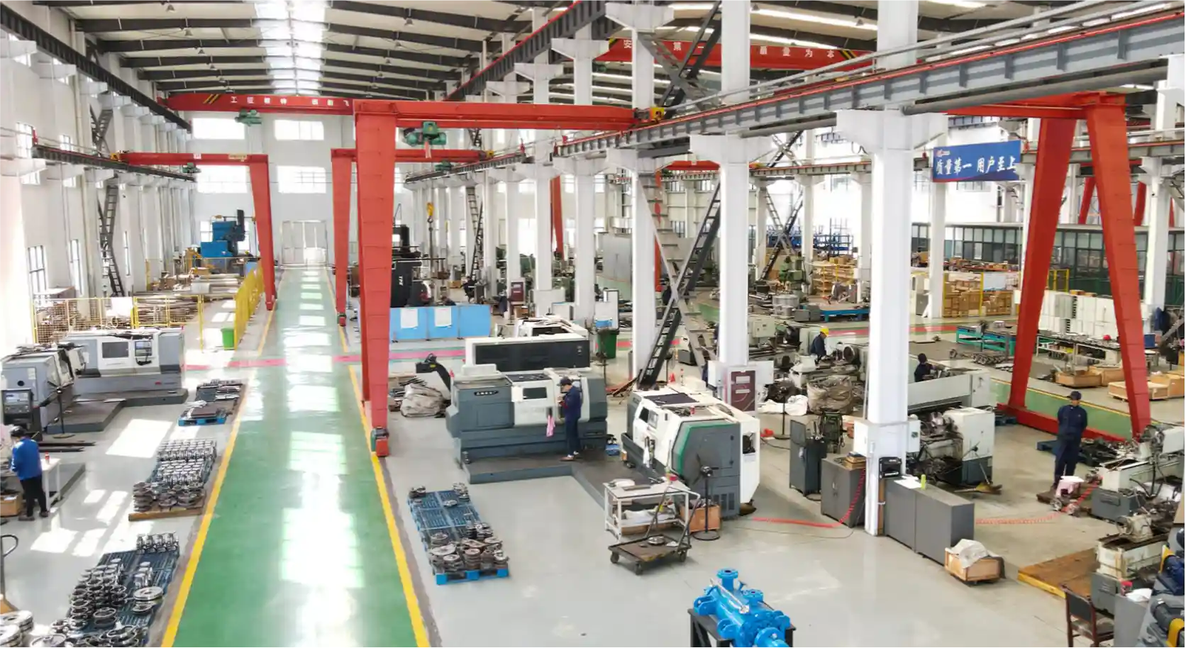 Feiyue pump manufacturing workshop